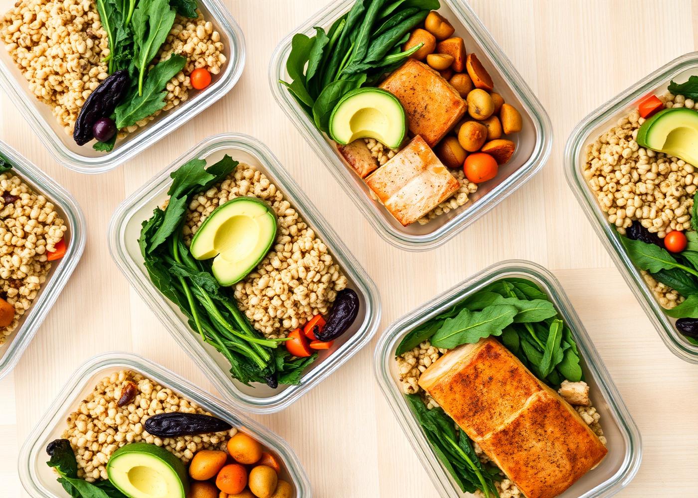 Healthy meal prep